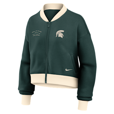 Michigan State Academic Women's Nike College Oversized Cropped
